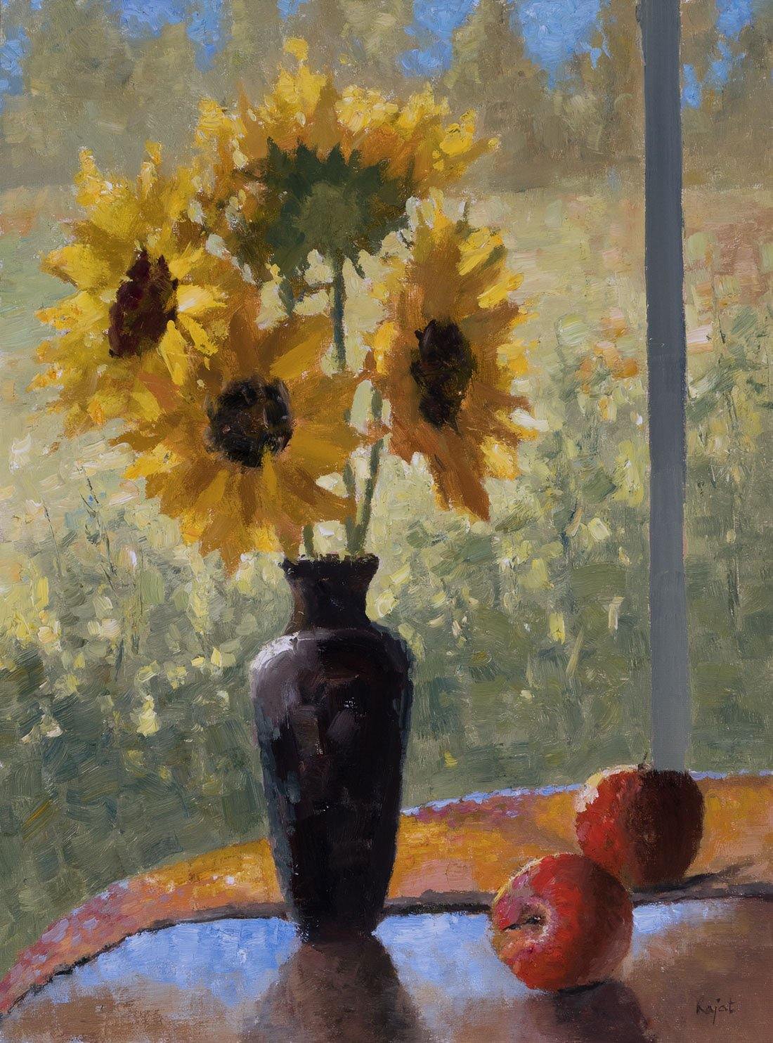 Sunflowers and Apples