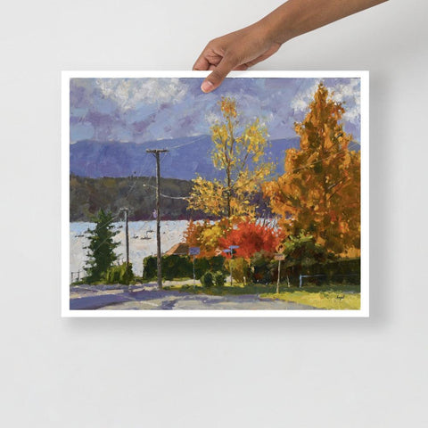 Fall Color, Marchant Road, Fine Art Print